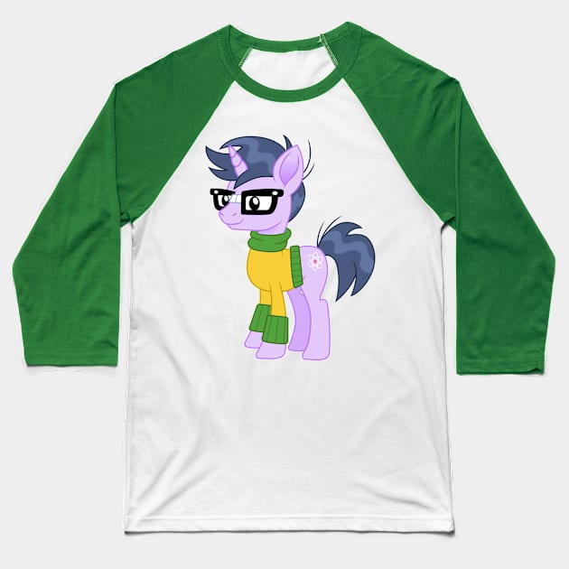 Micro Chips pony Baseball T-Shirt by CloudyGlow